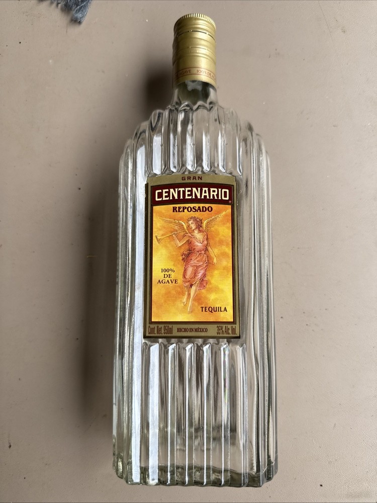 Gran Centenario Reposado Tequila Liquor Bottle - 750mL - EMPTY