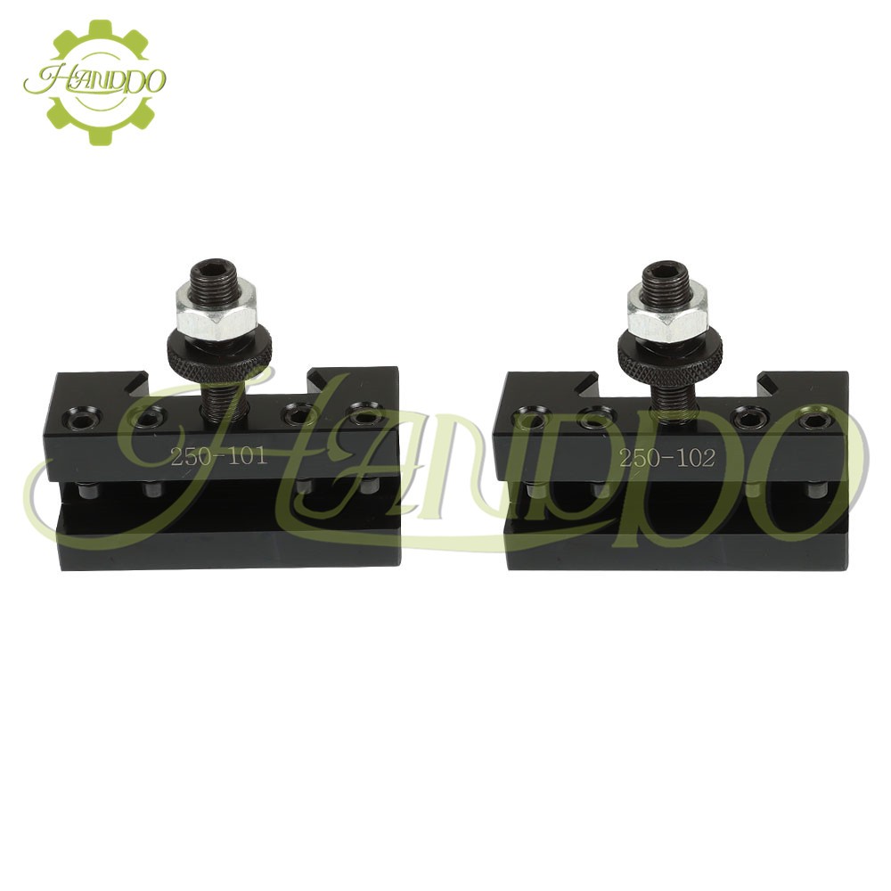 AXA 250-100 Set For CNC Swing Dia 12" Piston Type Quick Change Tool Post Holder