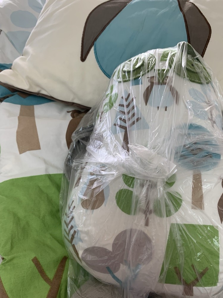 $775 DWELL STUDIO Owl Sky 8Pc+ Crib Bedding SET Pillows Sheets Comforter Skirt++