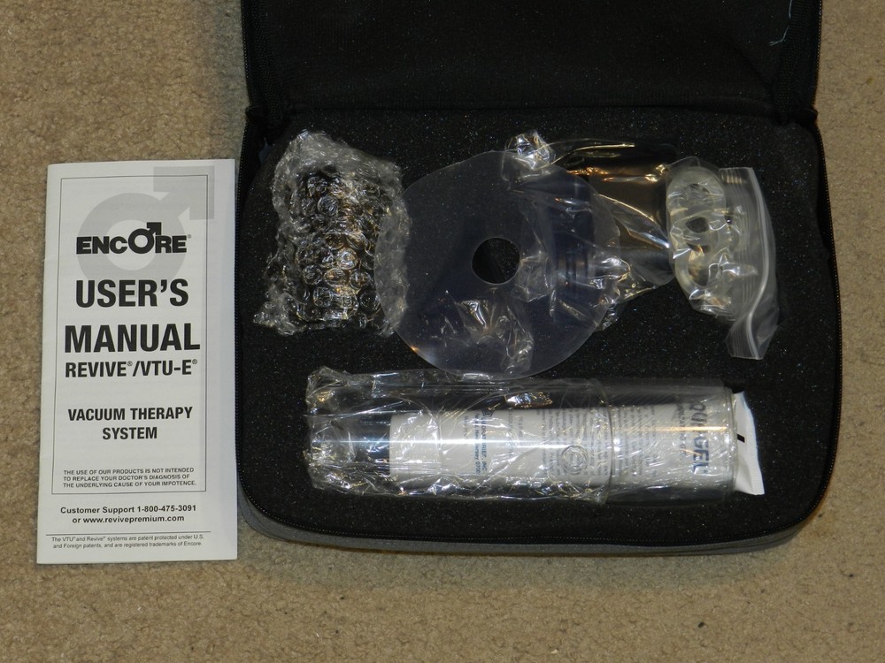 ENCORE REVIVE Erectile Dysfunction Pump Vacuum Therapy Device NEW