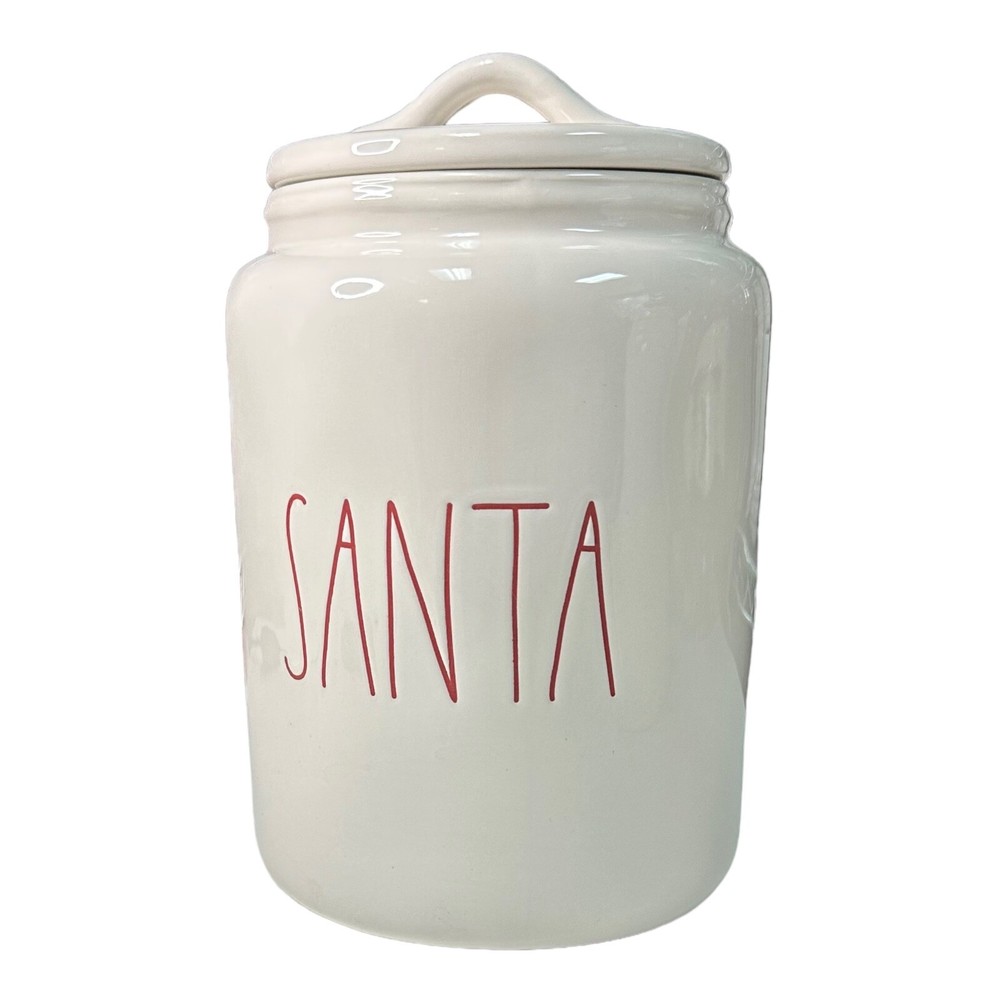 Rae Dunn "SANTA" Large Canister
