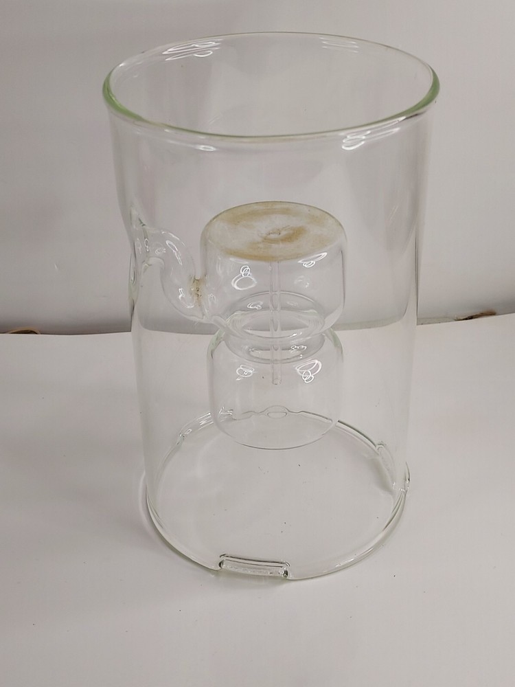 Vintage Wolfard or Wolfard style Handblown Glass Lantern