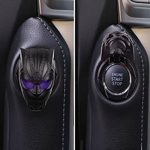 Car Engine Ignition Start Stop Push Start Button Ring Car Interior Protective