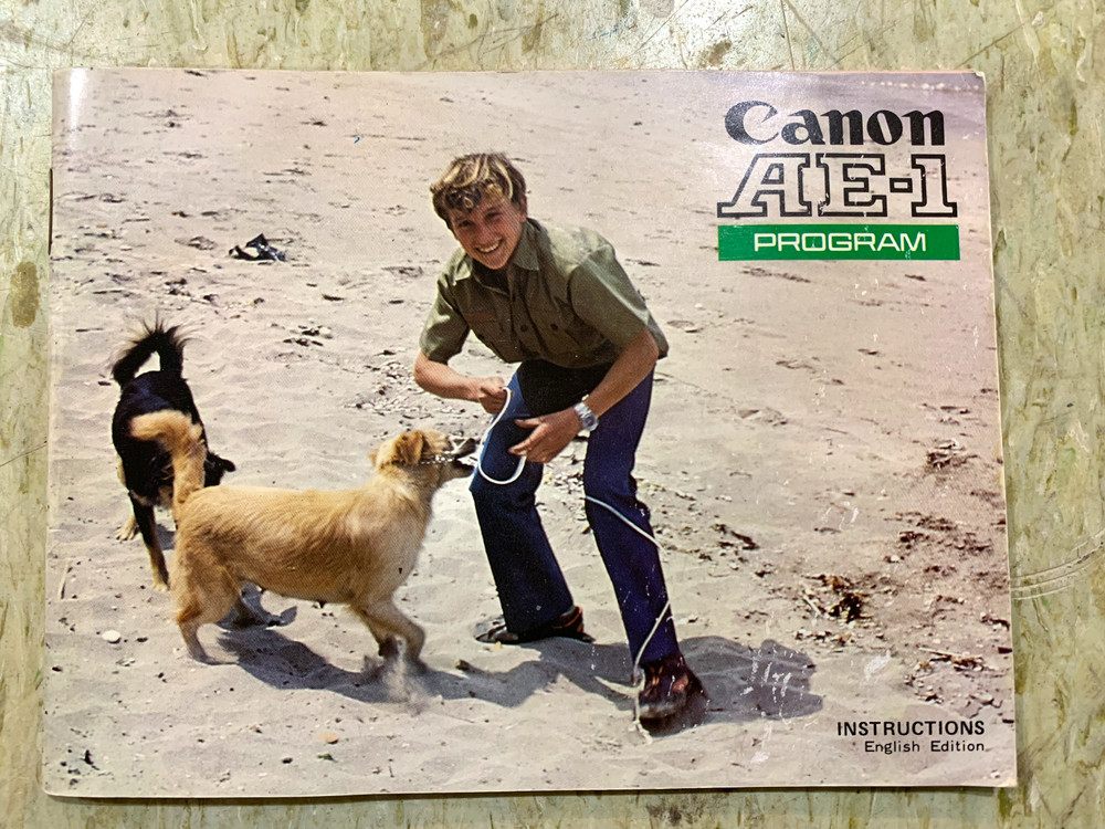CANON AE-1 PROGRAM INSTRUCTION BOOK