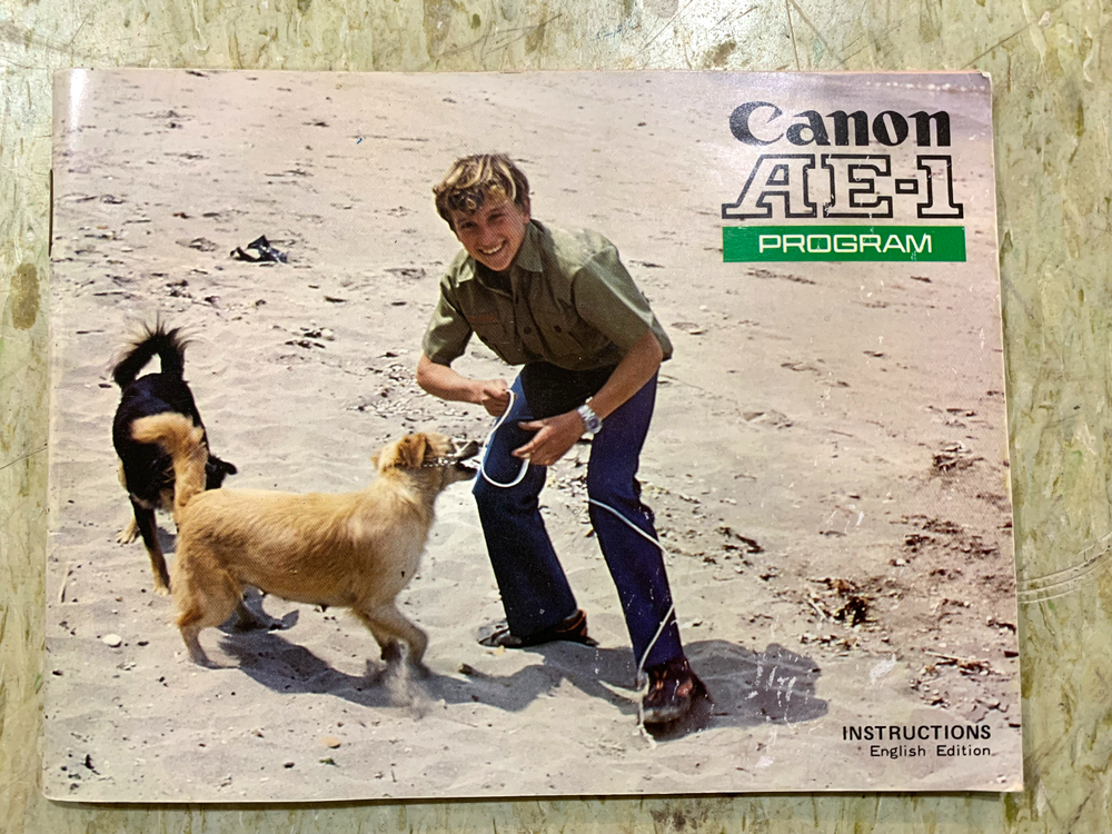 CANON AE-1 PROGRAM INSTRUCTION BOOK