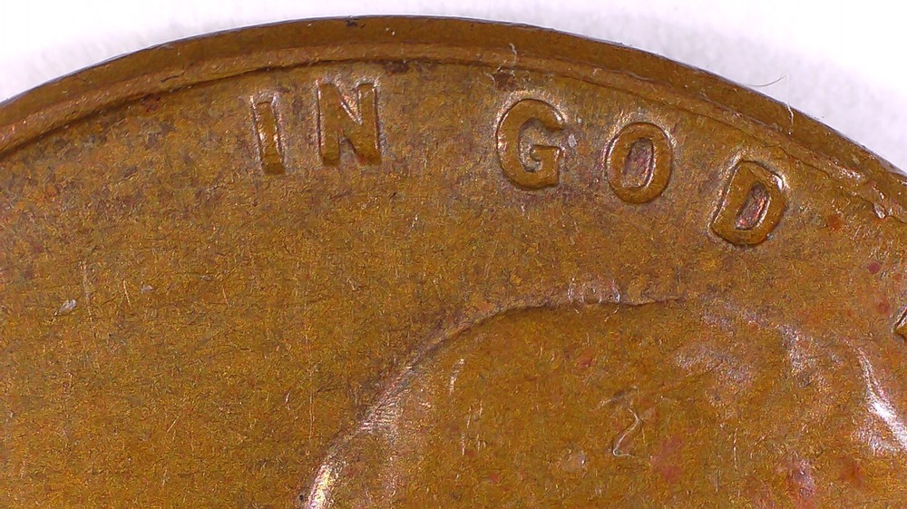 1964 D Lincoln Cent Woodgrain