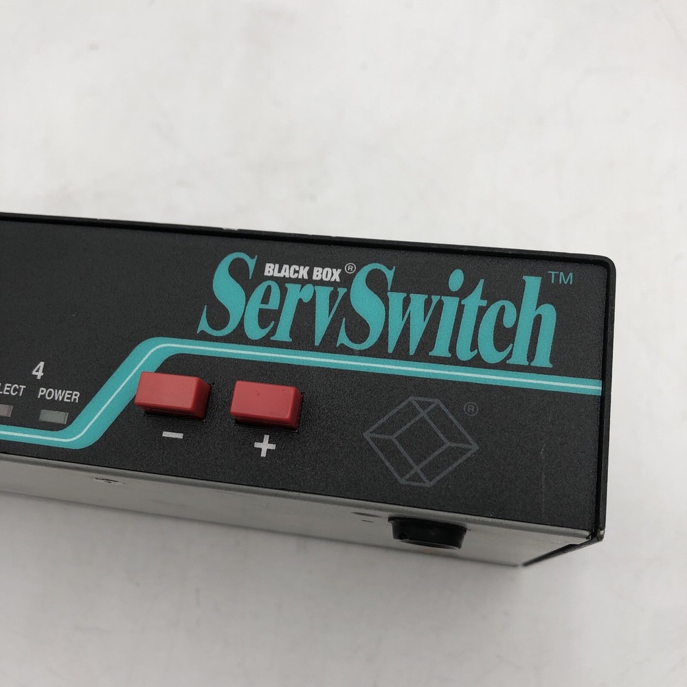 USED BLACK BOX SW722A-R3 SERVSWITCH KVM SECURE SWITCH UNTESTED READ