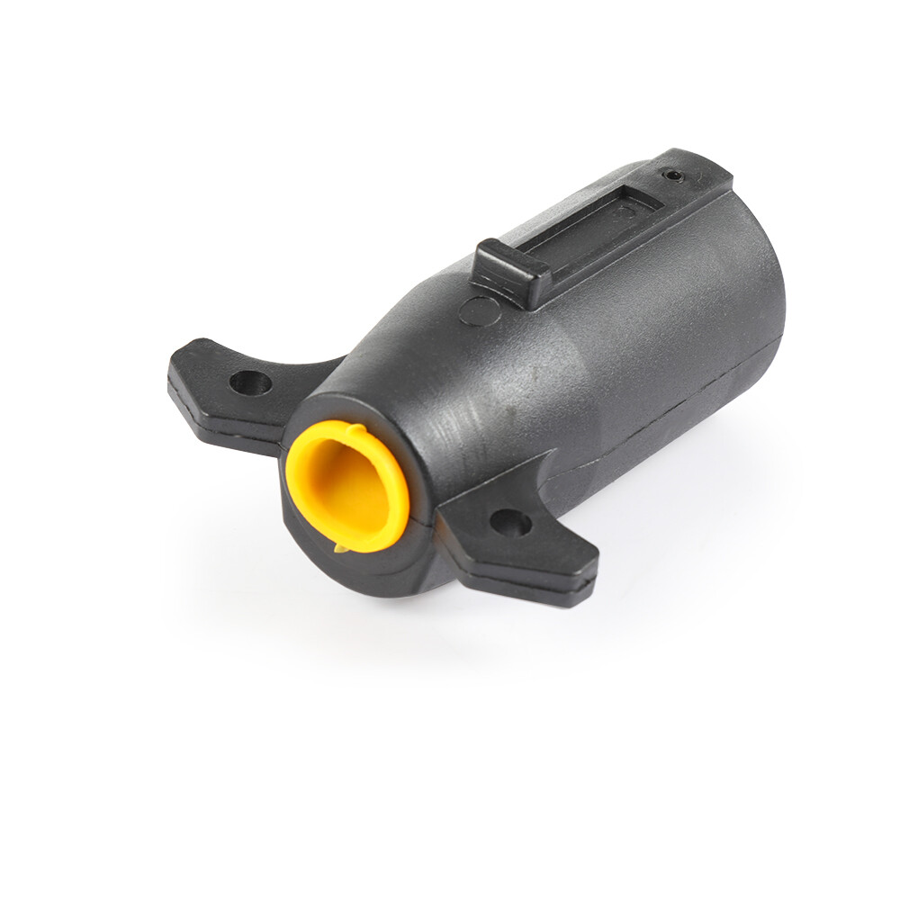 7 Way Round RV Style Trailer Light Plug Connector Replacement Blade Pin Adapter