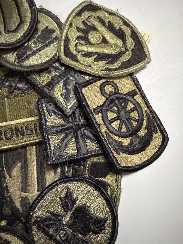 Cold War US Olive Drab Patch 21 Pieces P121