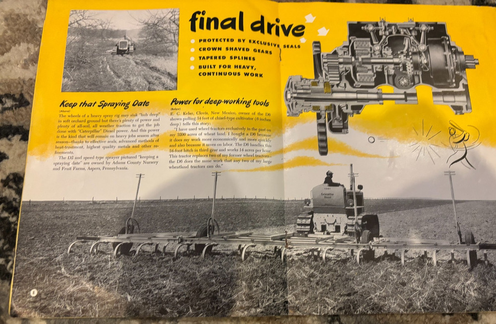 Caterpillar CAT Drawbar Pull For Profits Brochure AMIL26