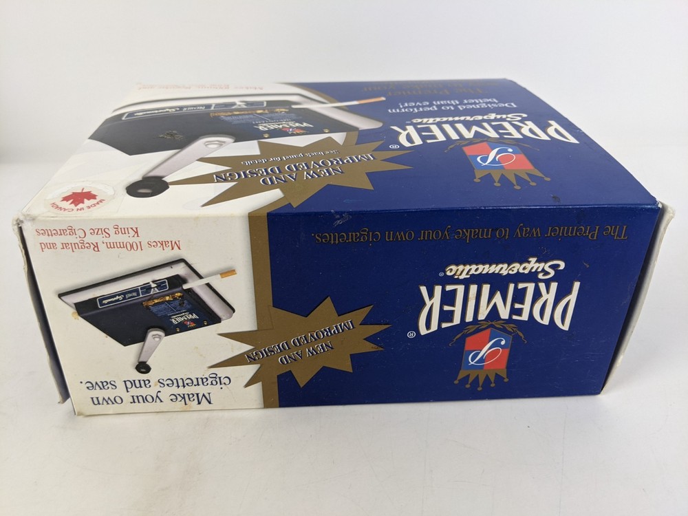 PREMIER Supermatic Cigarette Injector Machine Makes 100mm Regular & King