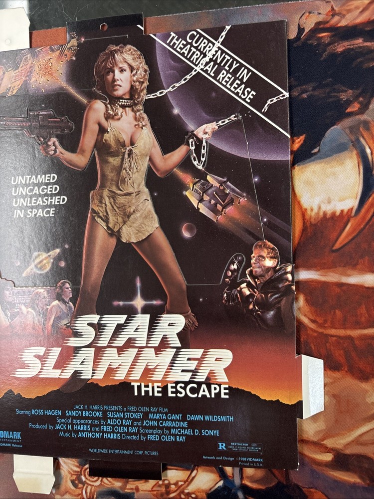 Star Slammer Video Store Mobile Display 1988