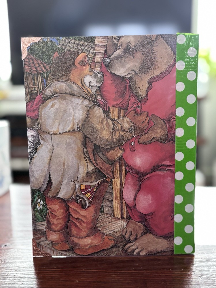 Bear Junk Journal Scrapbook Composition Book Paper