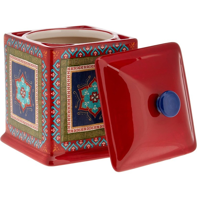 Monterrey 3 Piece Canister Set, Multicolor