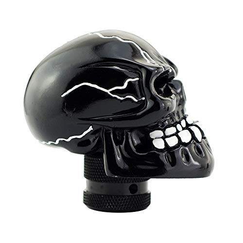 Skull Manual Automatic Gear Shift Knobs Black