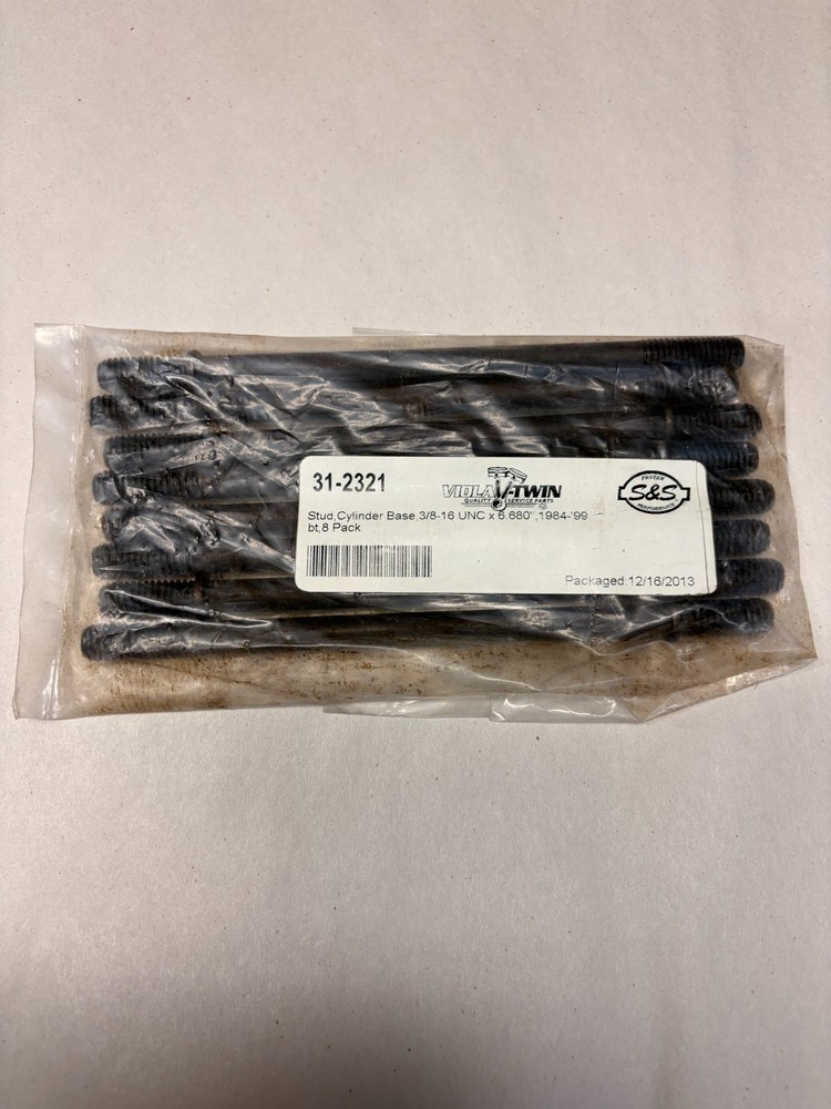S&S Cycle 31-2321 Cylinder Studs for Evolution Engine Motor Harley Davidson sm18