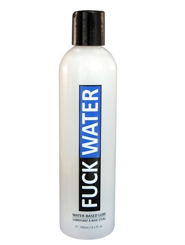 F Water Water-Based Lubricant 8oz - Personal Lube