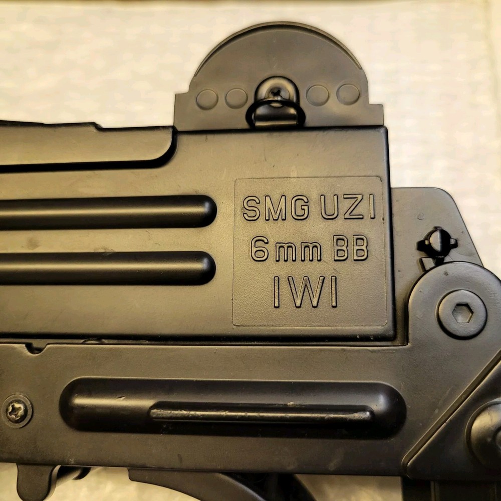 Untested IWI SMG UZI BB GUN 6mm Battery Missing