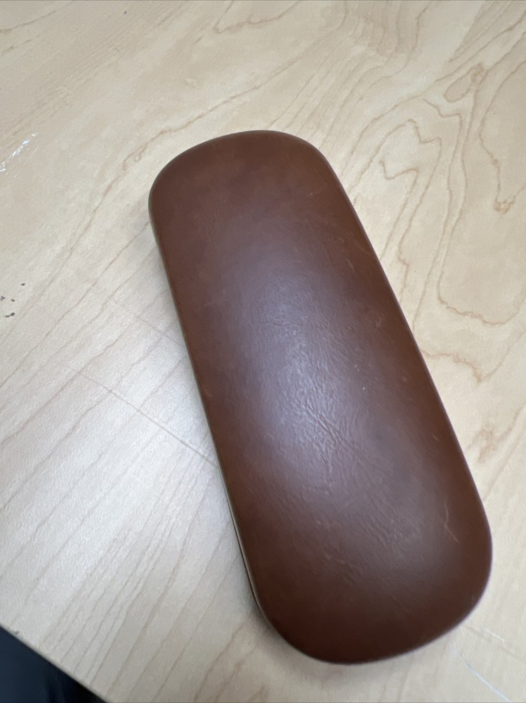 Gant Brown Clamshell Glasses Case