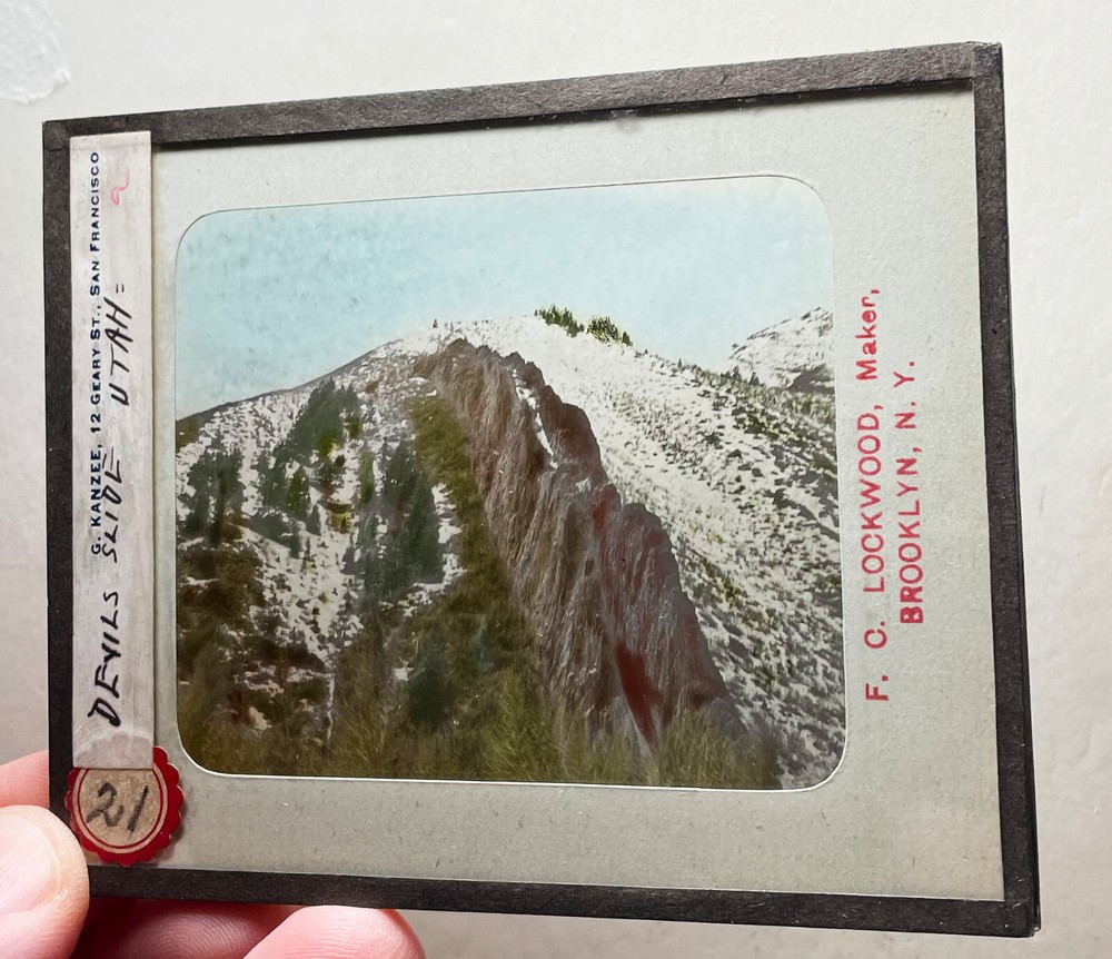 UTAH Devils Slide GLASS SLIDE