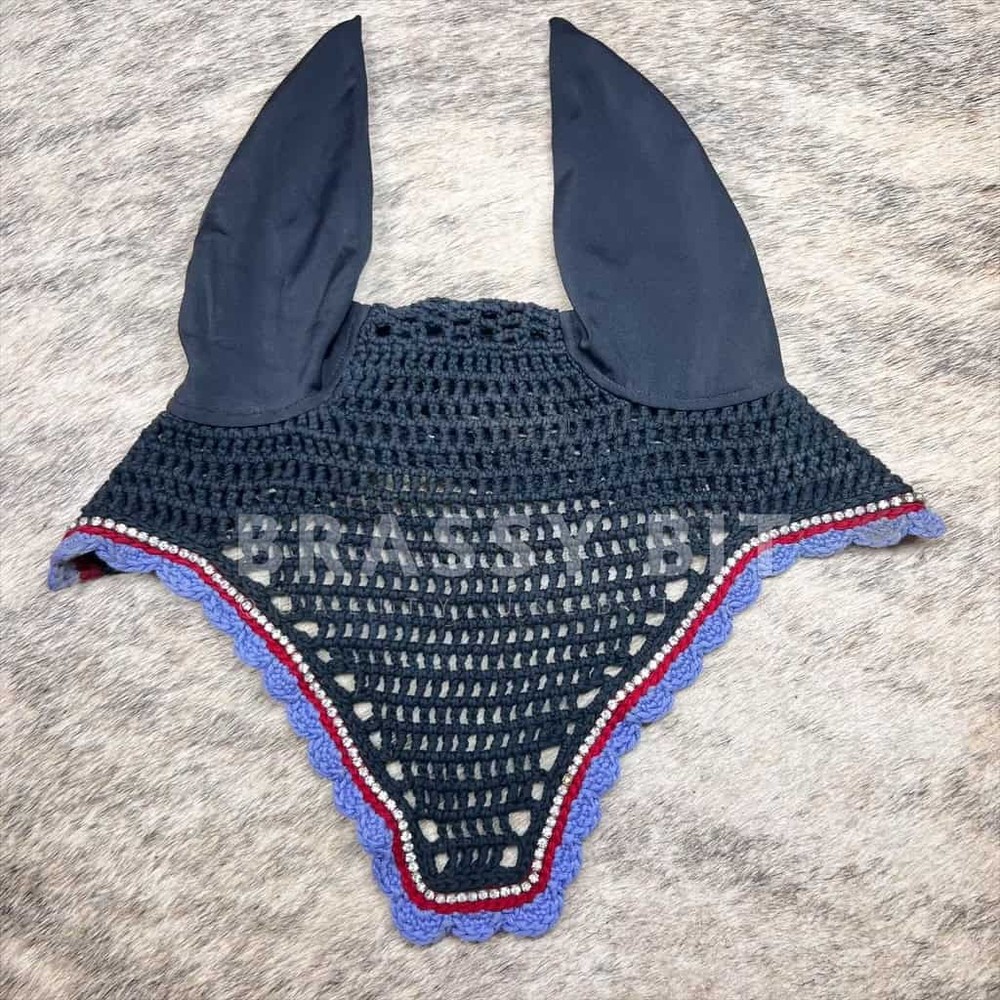 F/S Custom Bling Ear Bonnet