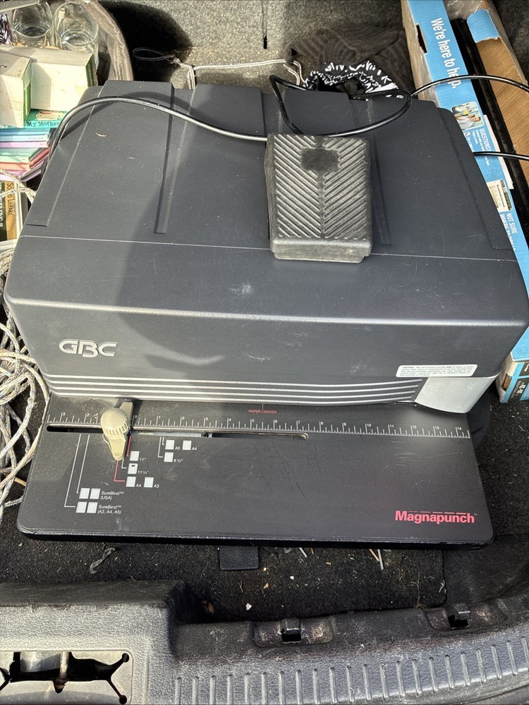 GBC Magnapunch Heavy Duty Pro Desktop Electric Modular Binding Punch Machine