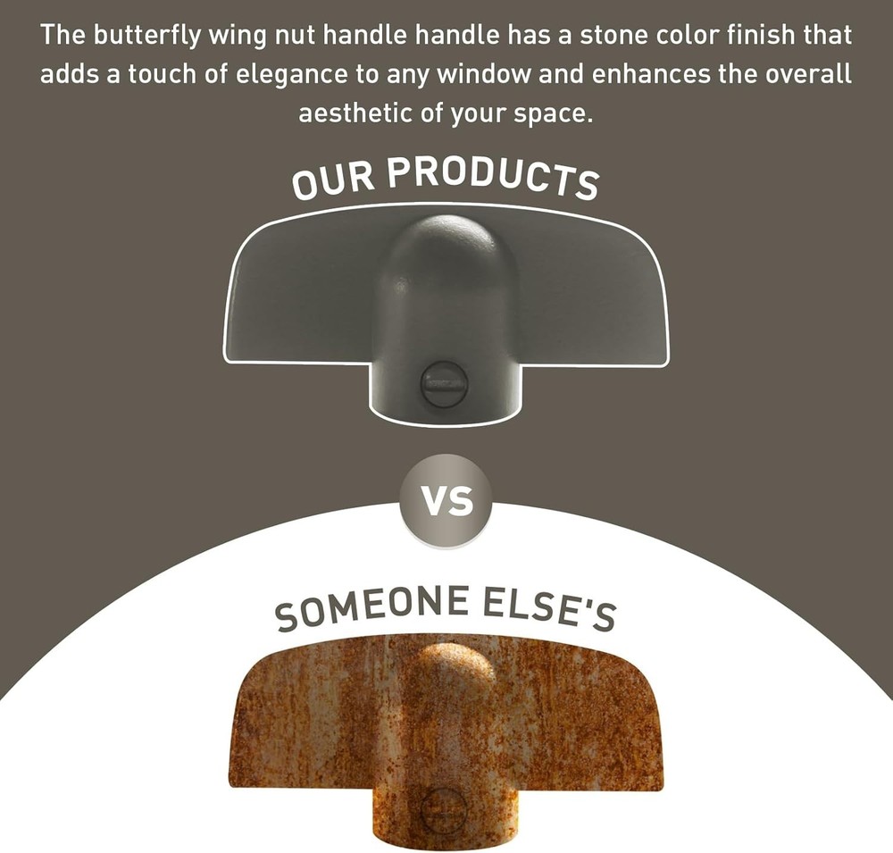 3/8" Window Crank Handle Replacement, Operator Handles for Andersen Casement/...