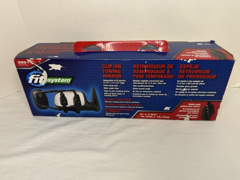 K-Source Fit System 3891/3990 Universal Clip-On Trailer Towing Mirror