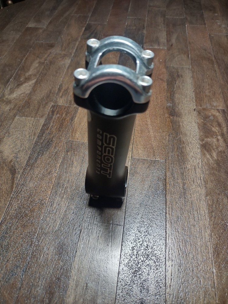 Scott Components Threadless AL Stem, 125mm, 25.4mm, Black
