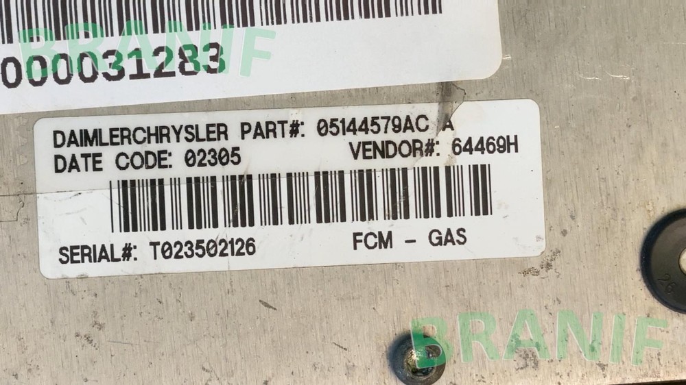 DODGE CARAVAN Body Control Module Unit 05144579AC