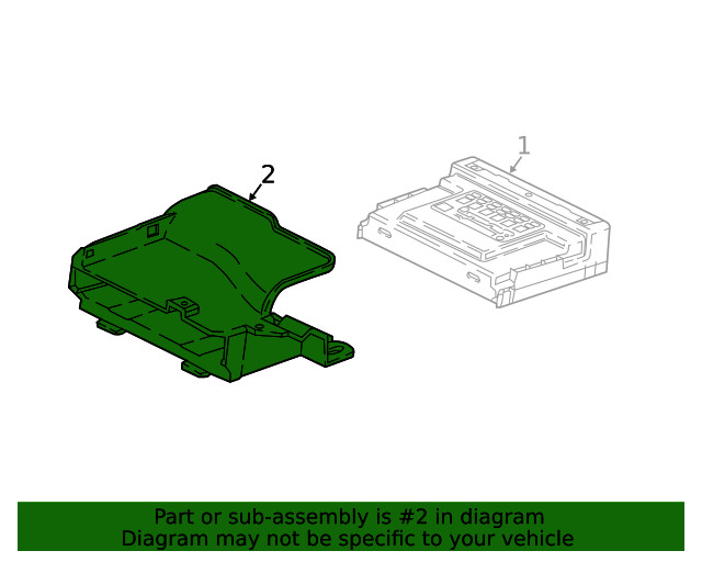 Genuine GM Body Control Module Bracket 84335619