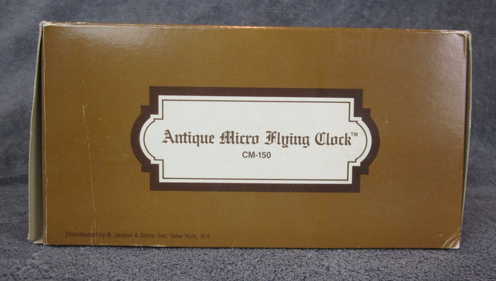 Micro Flying Clock: CM-150: Made in Japan: COMPLETE w/ BOX & EVERYTHING ELSE