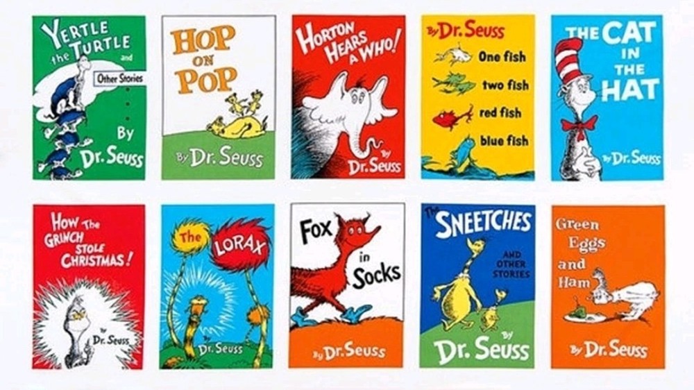Dr Seuss Fabric Panel, Cotton, $12
