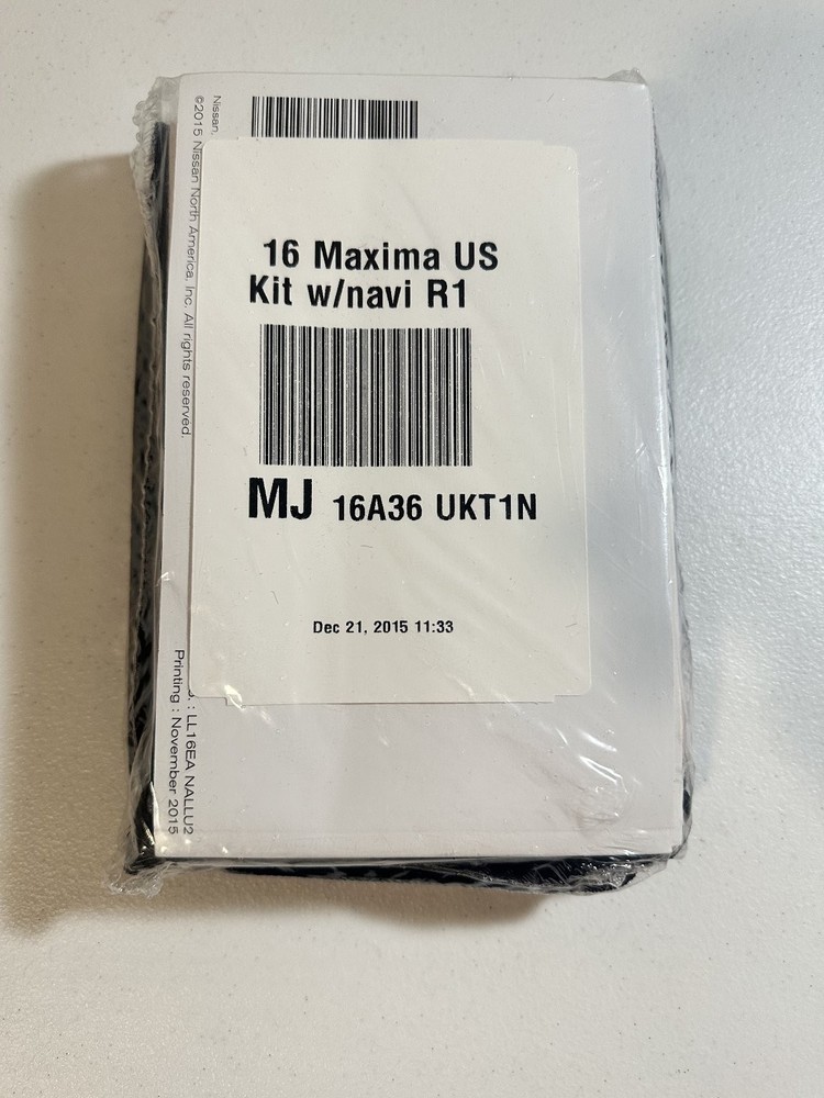 2015 Nissan Maxima Owners Manual Set