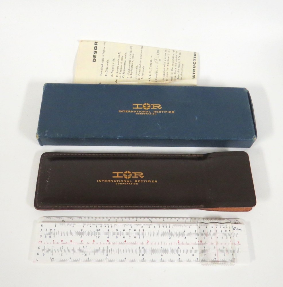 International Rectifier Slide Rule Speciality Computing Scale