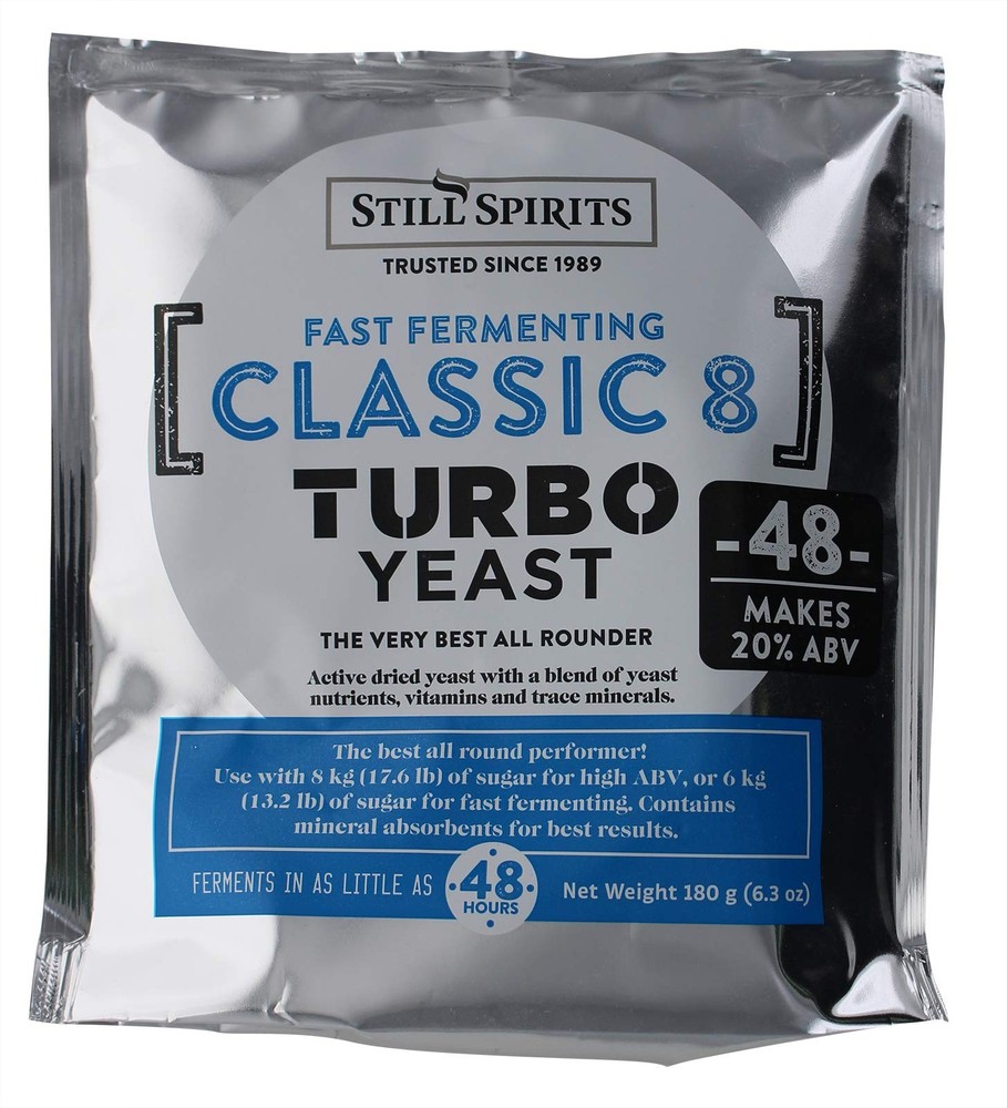 Turbo Classic 8 Yeast (Pack of 5)