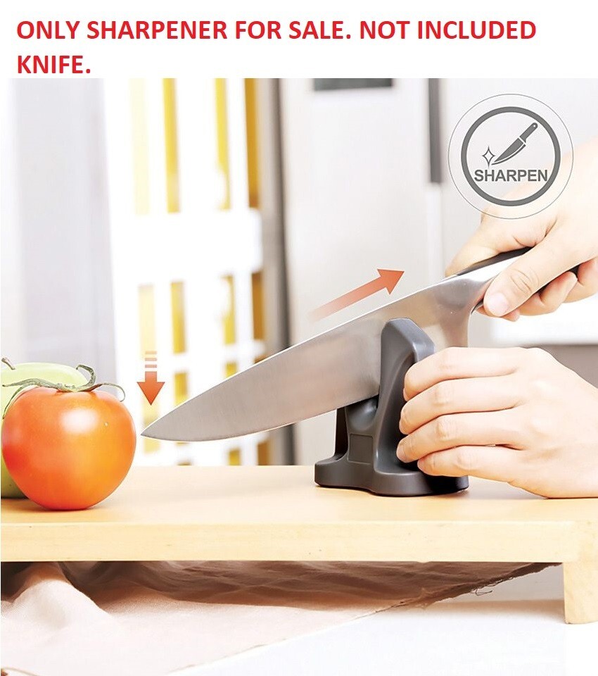 KitchenDAO V Sharpener Adjustable Sharpening Angles Non-Slip Base Stores Easily