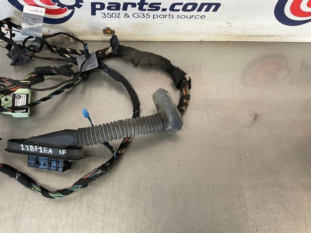 2006 BMW 330i E90 Driver Left Front Door Wiring Harness OEM 12BF1EA