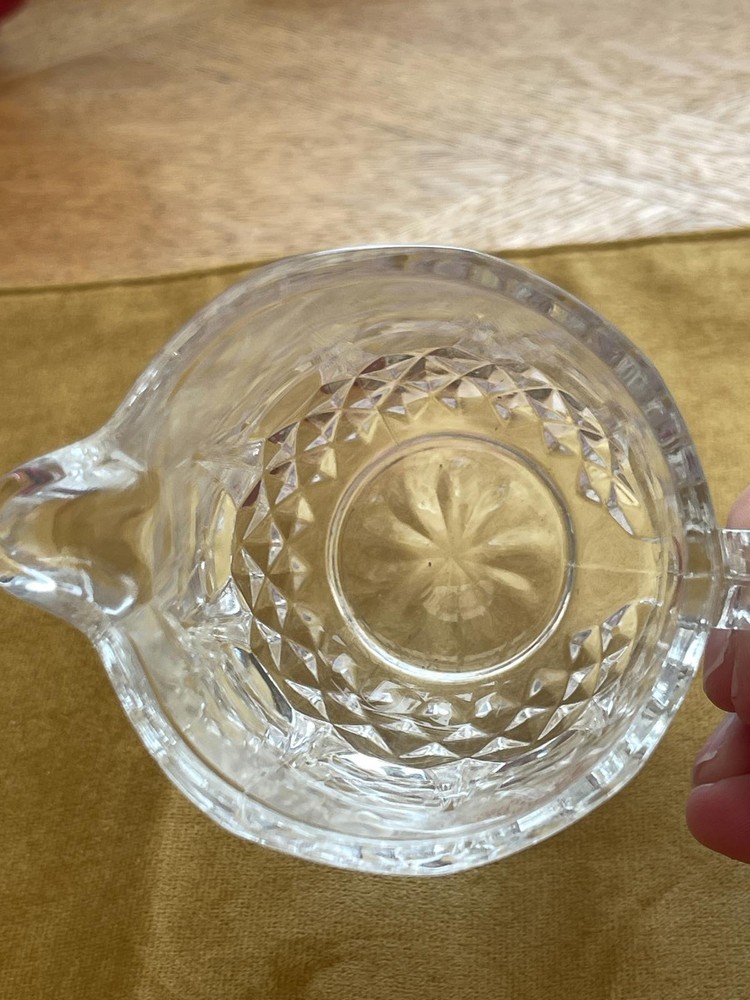Cristal d'Arques Paris Clear Glass Creamer