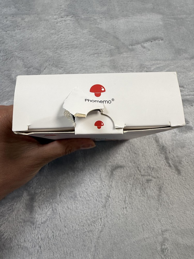 Phomemo M04S Mini Thermal Printer Pink Portable Bluetooth USB w/ Paper & Guide