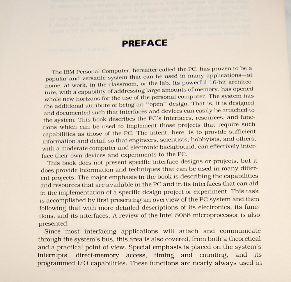 Vintage IBM's Interfacing to the IBM Personal Computer
