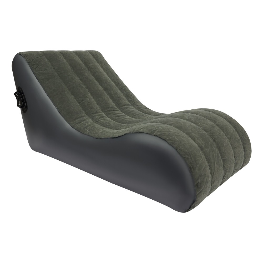 S-Shaped Inflatable Sofa Bed, Waterproof & Foldable with Air Pump