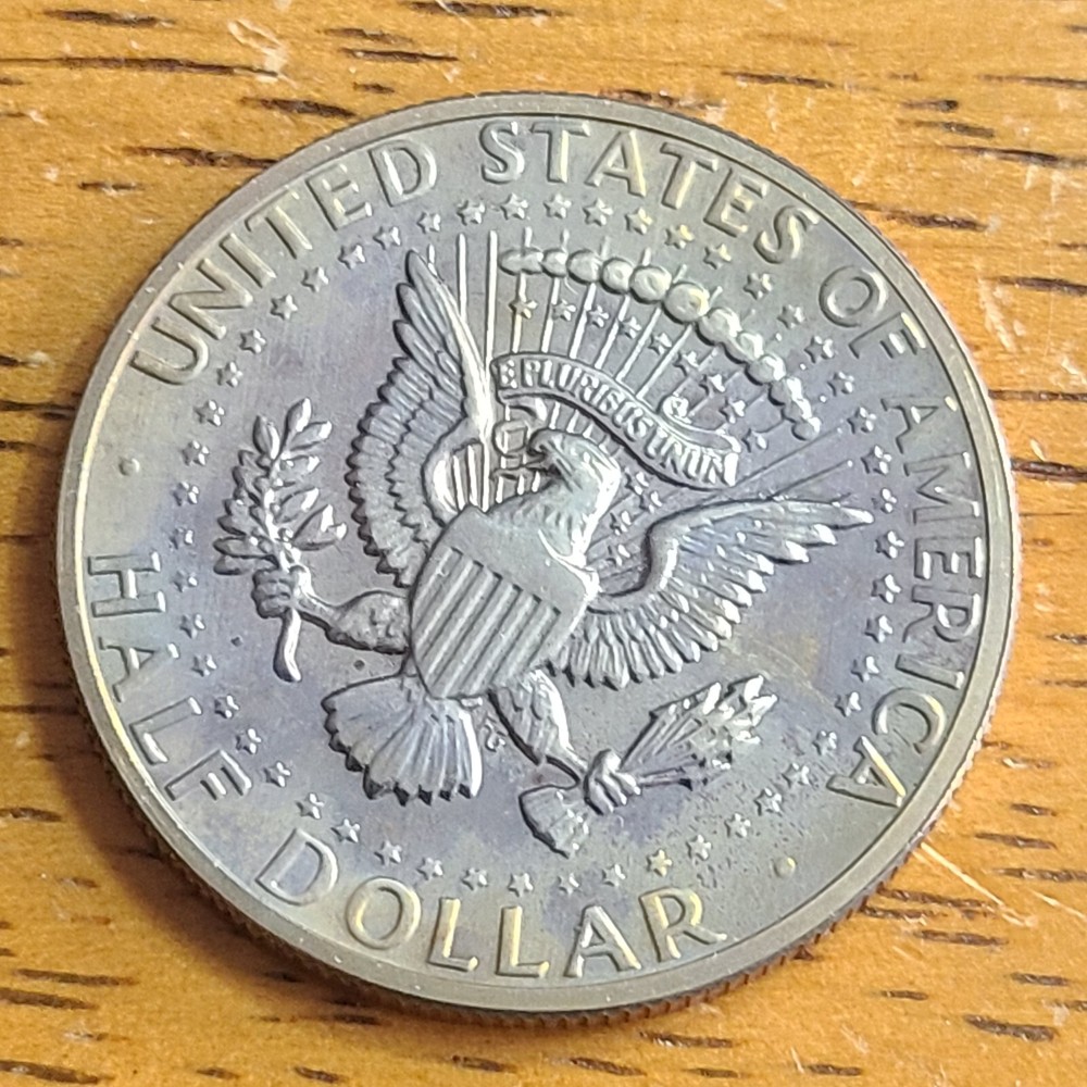 1971-S 50C PROOF Kennedy Half Dollar Toning
