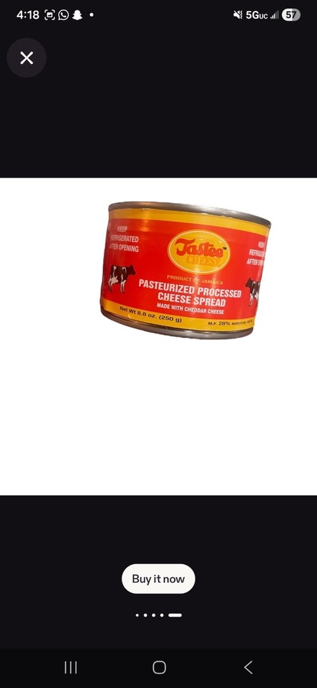 Jamaican Tastee Cheese 250g