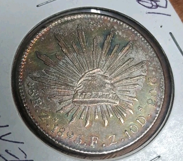 1895 ZS MEXICO Silver PESO