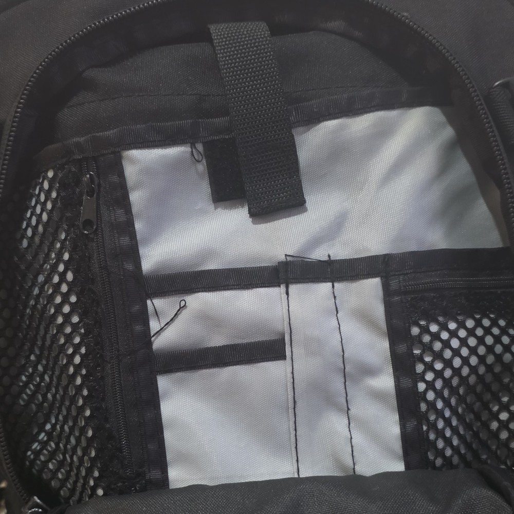 S.O.C Black Tactical Backpack MOLLE Webbing External Pockets Adjustable Straps