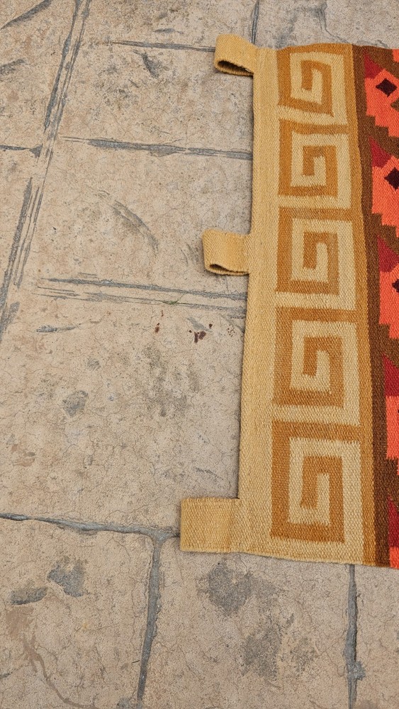 Hand Woven Peruvian Tapestry 24x64 Inches