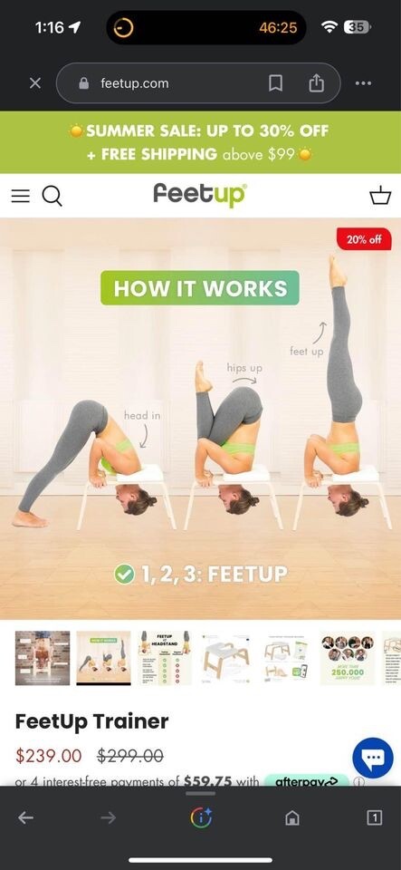 FeetUp Trainer