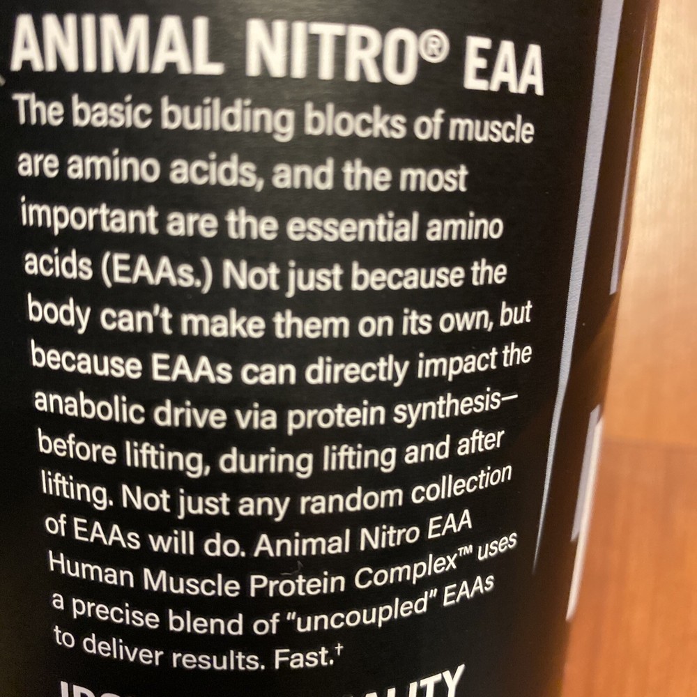 Universal Nutrition Animal Nitro - 44 pack - Anabolic EAA Stack Muscle Builder