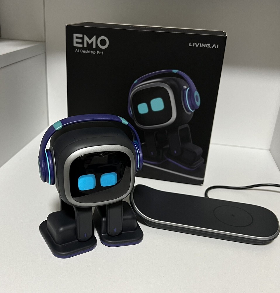 Emo Living Ai Desktop Pet Robot,Emo,Works Great